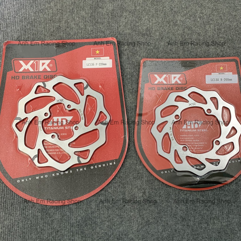 Cặp Đĩa X1R Chính Hãng Lắp EX135 Các Đời