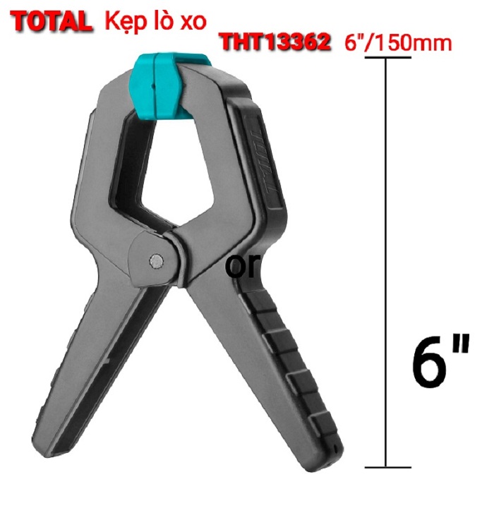 Kẹp lò xo 6 inch Total THT13362