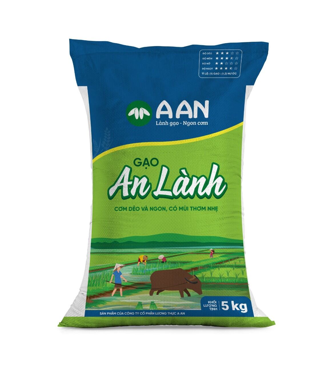 Gạo An Lành Gạo A An Túi 5 KG