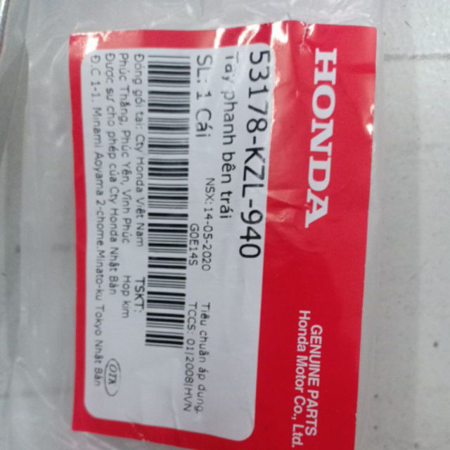 c Tay thắng Honda Sh mode 125 bảo hành 1:1