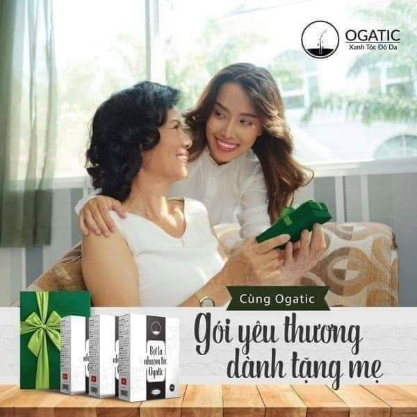 bột lá nhuộm tóc ogatic