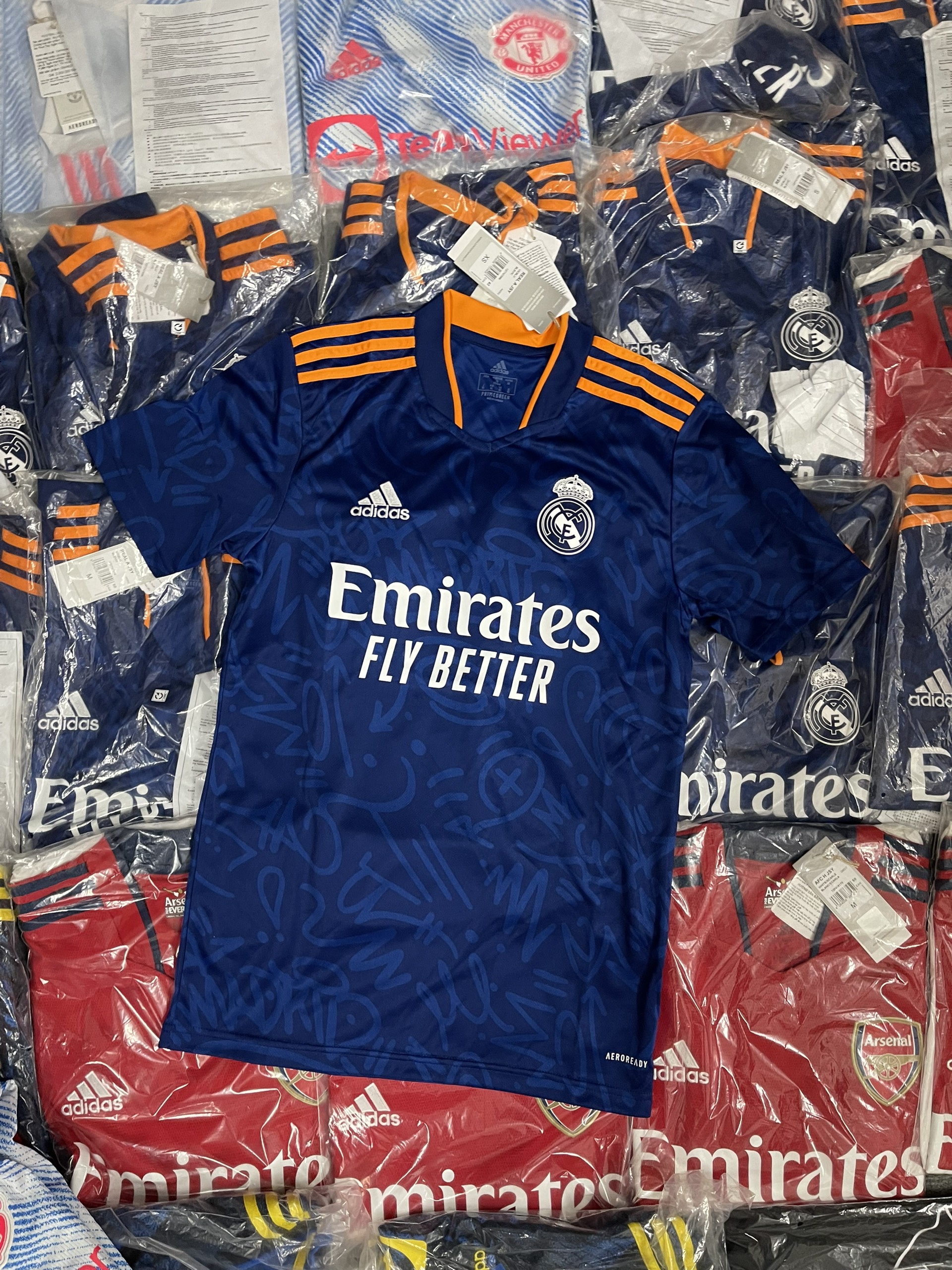 ÁO ĐẤU THỨ BA ASERNAL - REAL MADRID - MU 21/22