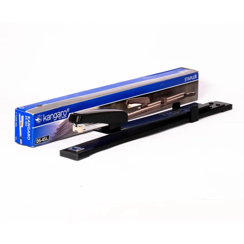 Bấm Kim Số 03 Thân Kim Loại KANGARO - Dáng dài, Có Thể Bấm Tối Đa 30 Tờ - KN_DS45L