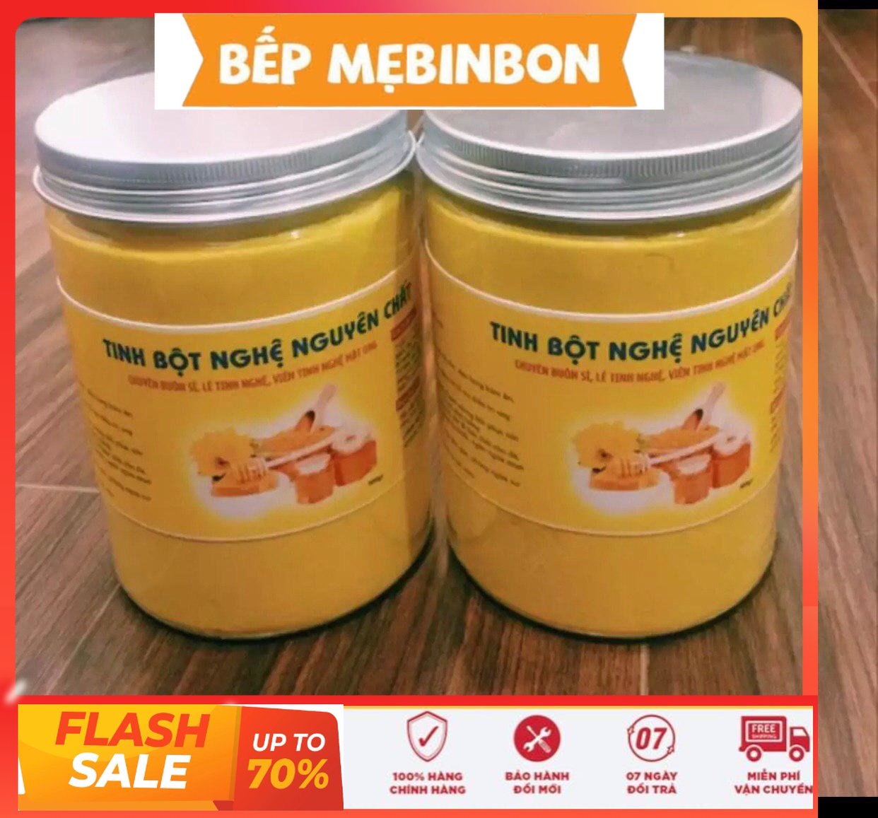 combo 2 hũ tinh bột nghệ vàng nguyên chất