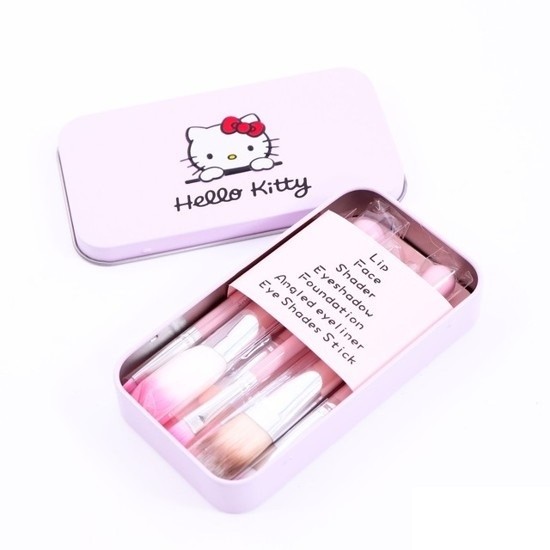 Bộ cọ trang điểm mini hello kitty - bc hello
