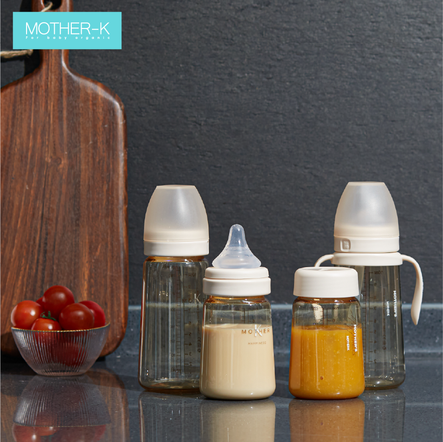 BÌNH SỮA PPSU HÀN QUỐC MOTHER-K 280ML ( KEM )