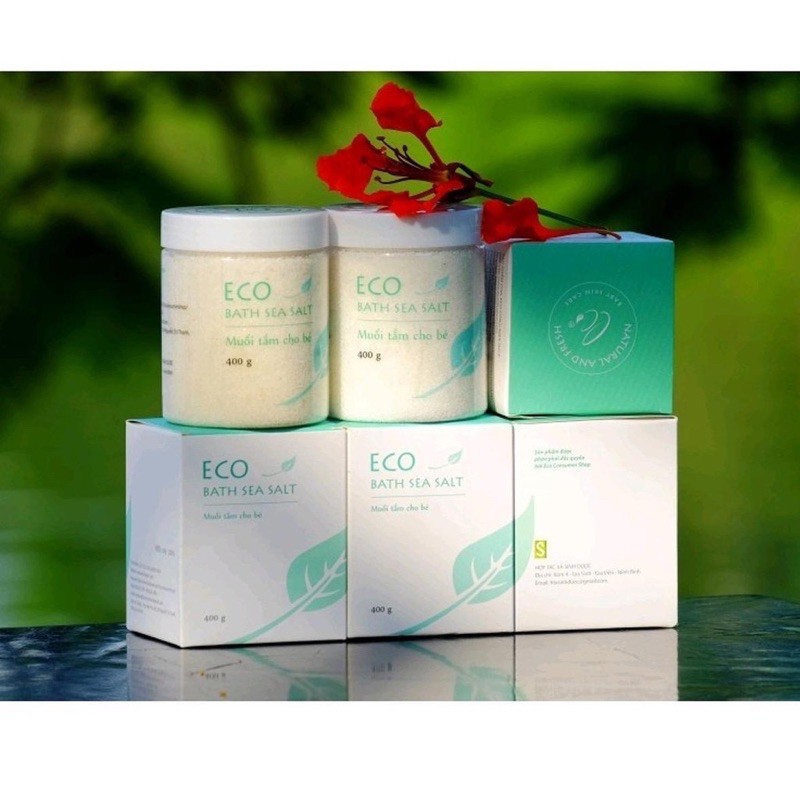 [HCM]MUỐI TẮM BÉ ECO 400gr