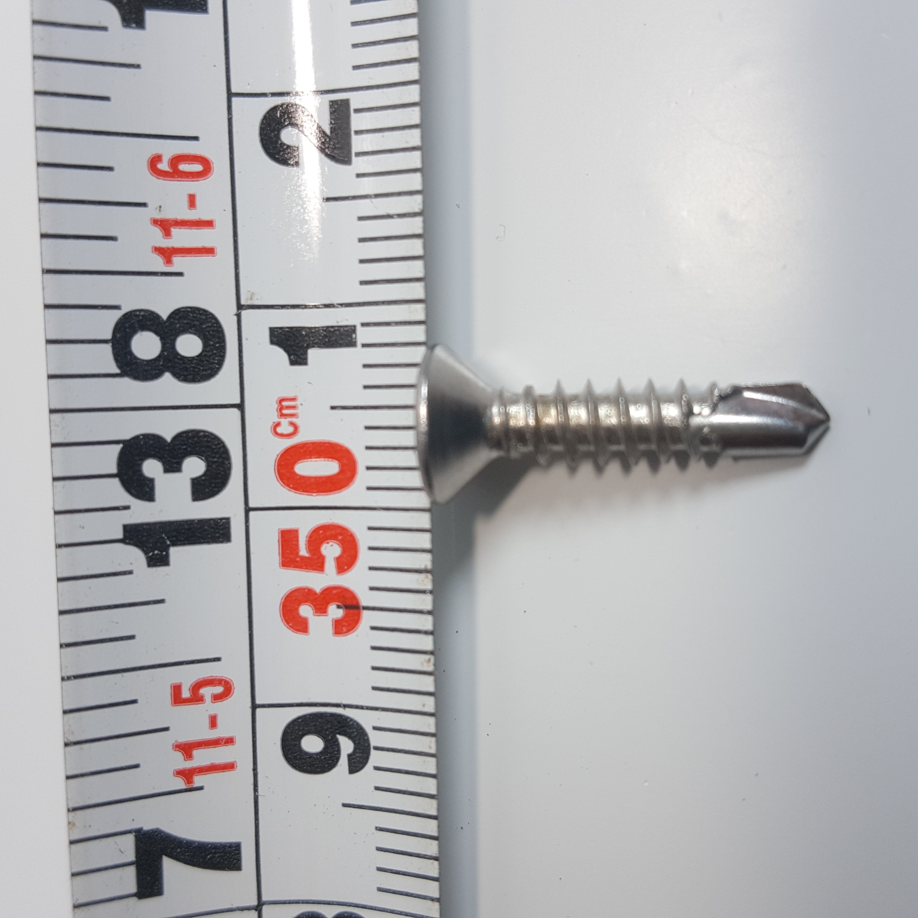 100 con vít inox 4*19 [ inox  410 tự khoan đầu bằng ] vít đuôi cá
