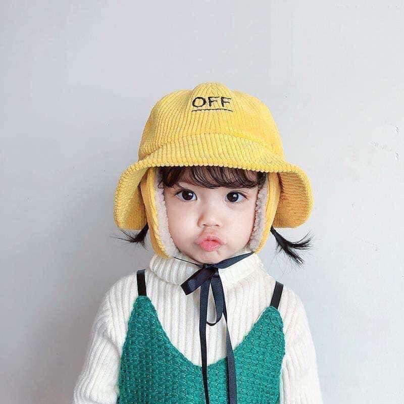 Mũ lông cừu bịt tai cho bé 2-6 tuổi,siêu ấm ,siêu đáng yêu-mũ bé trai-mũ bé gái-mũ rộng vành cho bé kèm bịt tai