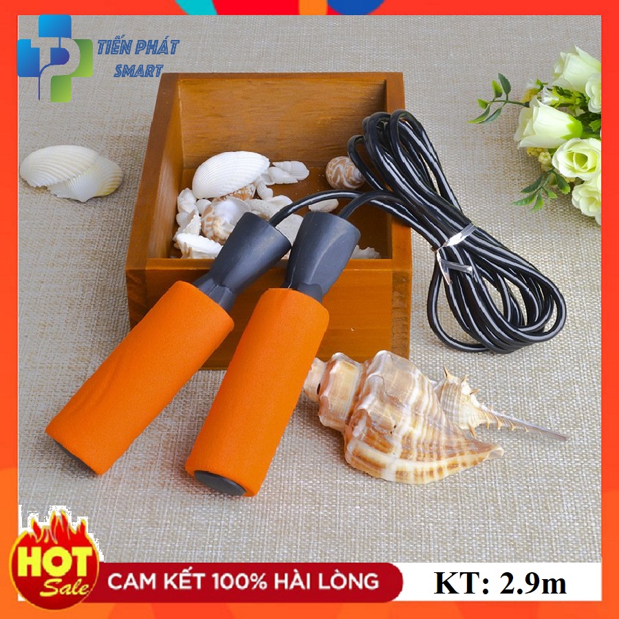 [Hàng Đẹp- Giá Tốt- Có Bảo Hành]- Dây Nhảy Thể Dục Nhựa Mút Xốp Cao Cấp Chính Hãng Tienphatsmart (Có Nhiều Màu Sắc) Có Thể Điều Chỉnh Độ Dài Khi Tập Luyện