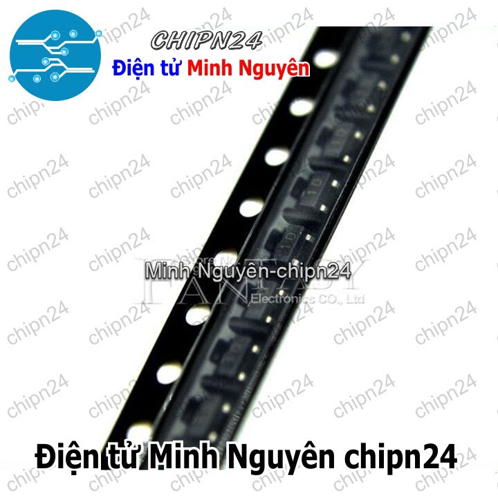 [10 con] (G3.2) Transistor Dán A42 (1D) SOT-23 NPN 500mA 300V (SMD) (KSP42 MMBTA42) - HH004295