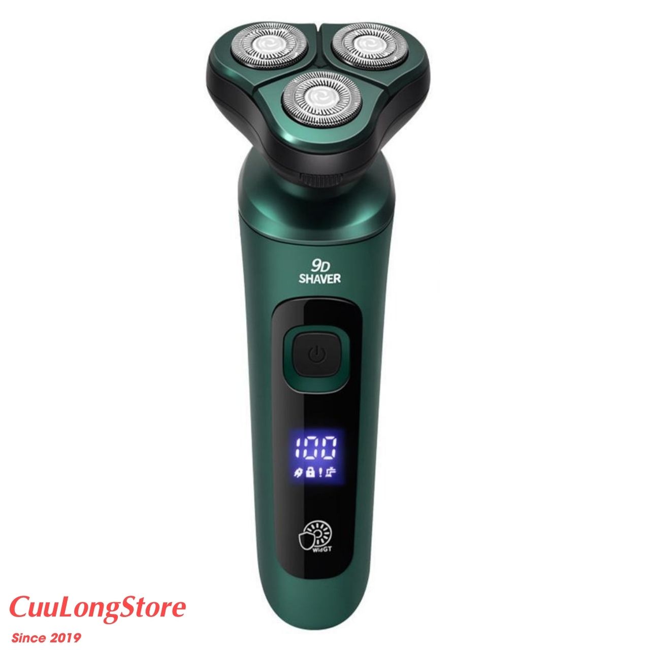 Multi-function Dual Blade 9D Shaver, nose hair trimmer head, IPX7 waterproof, digital screen charging