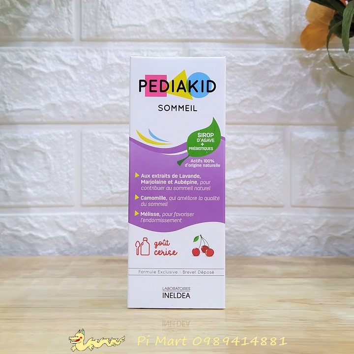 Vitamin Pediakid Sommeil giúp bé ngủ ngon 125ml