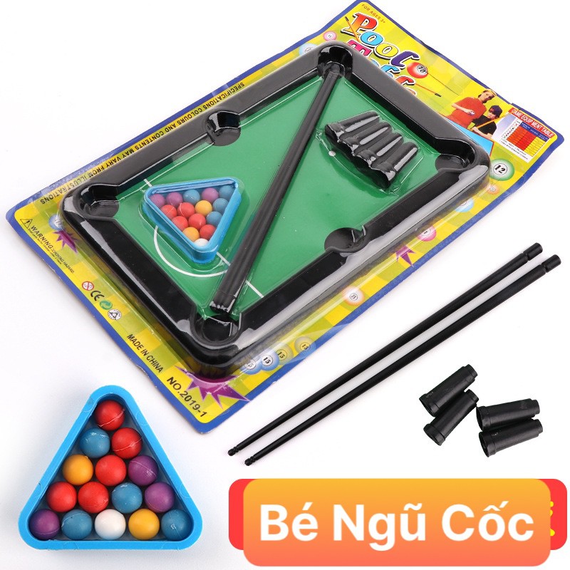 Bộ đồ chơi bàn Bida loại lớn cho bé
