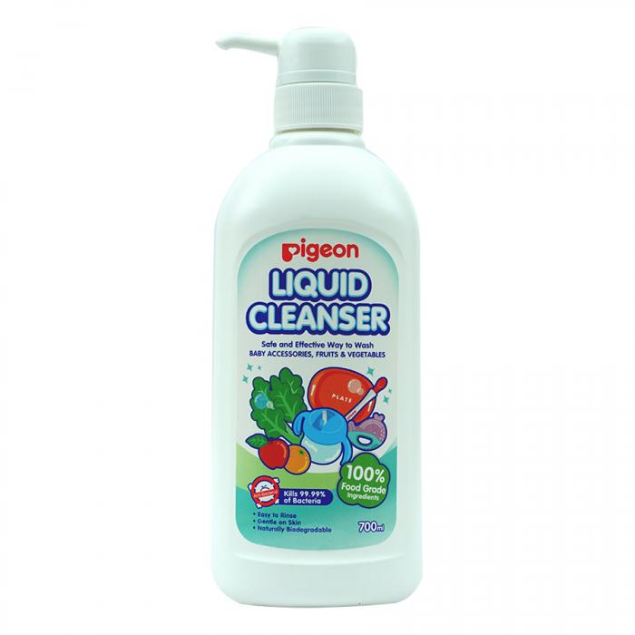 [HCM]Nước rửa bình sữa Pigeon 700ml vòi