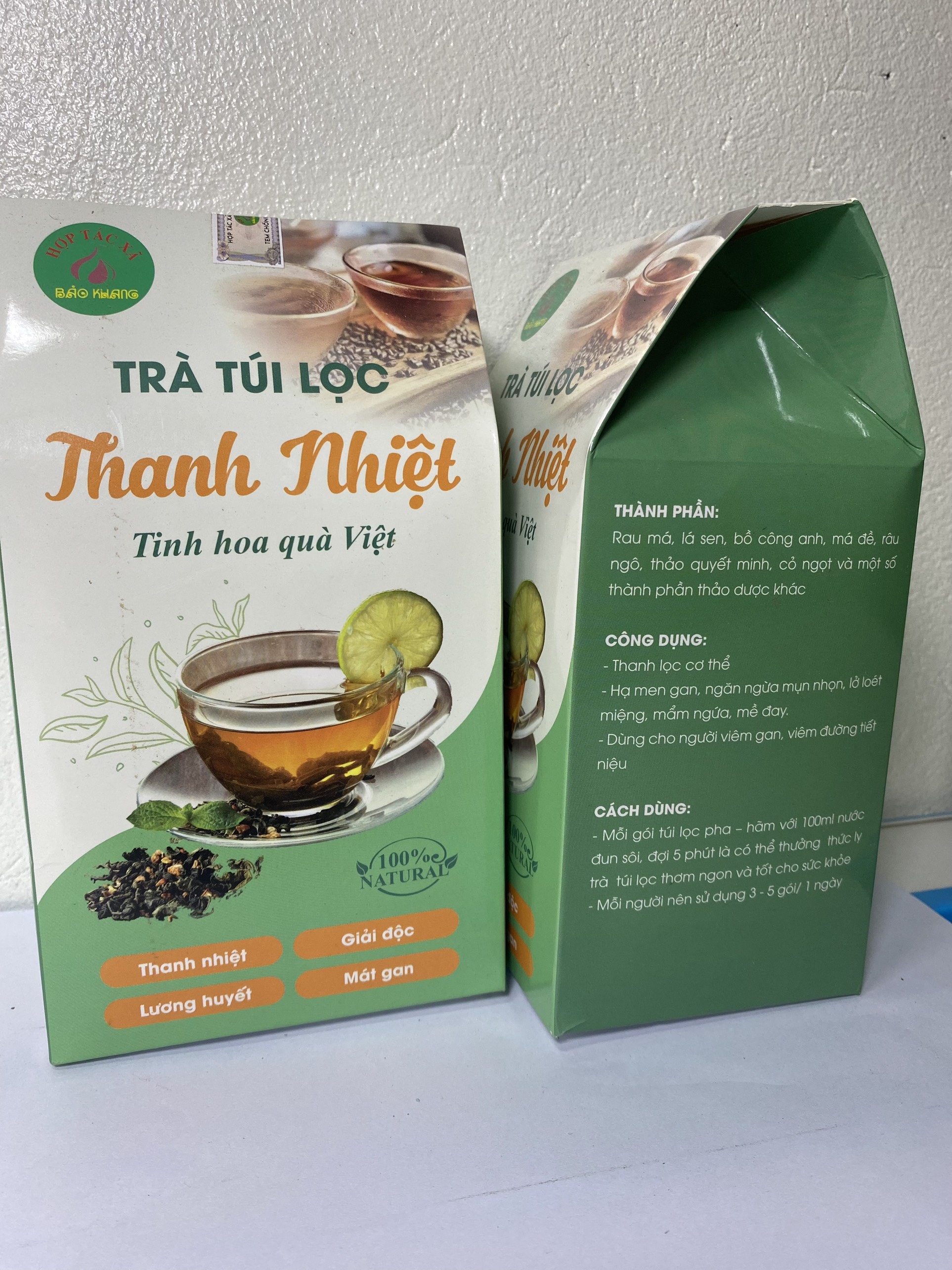 Trà râu ngô túi lọc, trà thanh nhiệt , trà rau má, nhân trần, cỏ ngọt, mã đề, thanh lọc cơ thể, hạ men gan, giảm cân