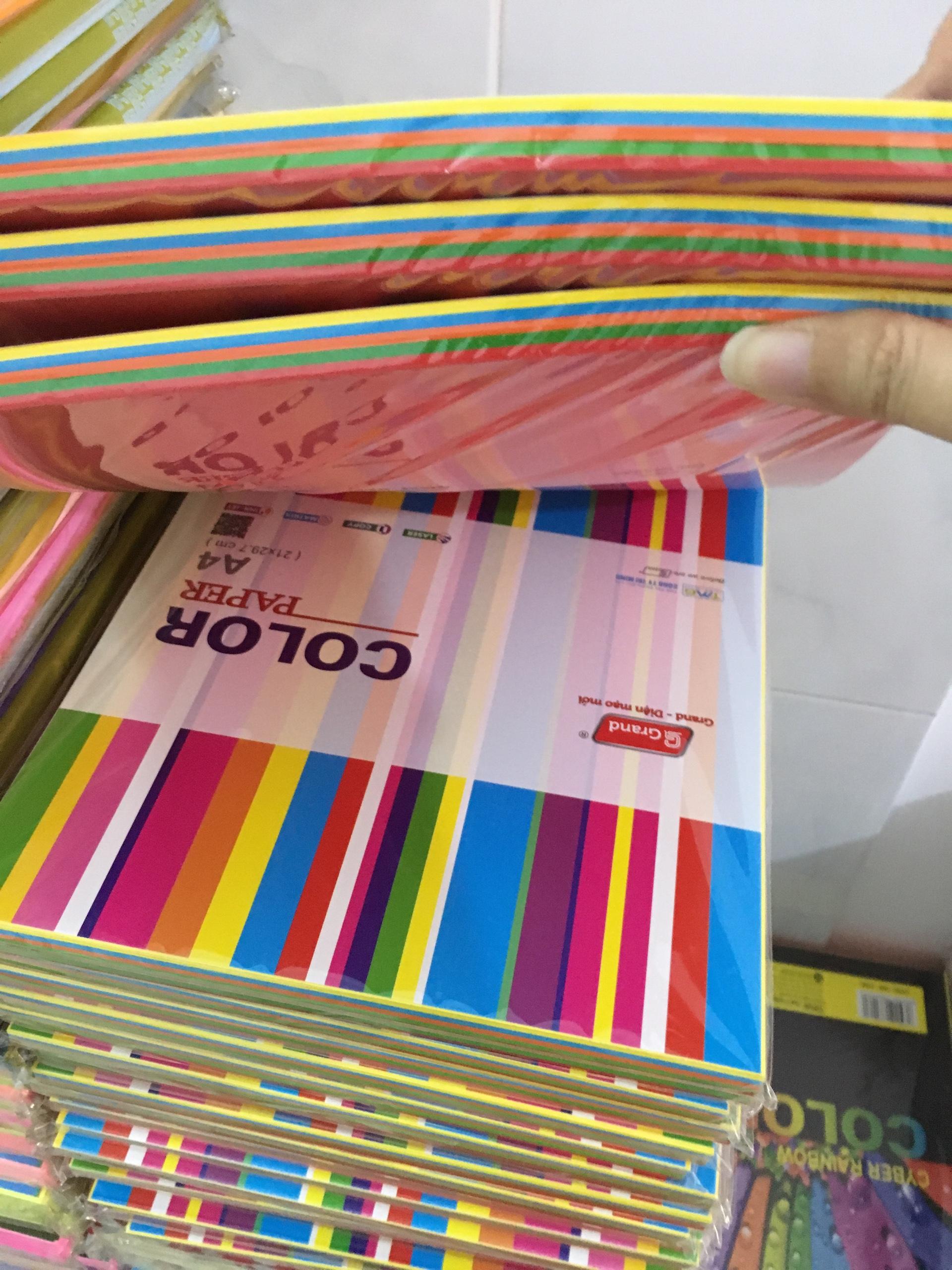GiẤY PHOTO ĐỦ MÀU A4 (100 TỜ/TẬP)