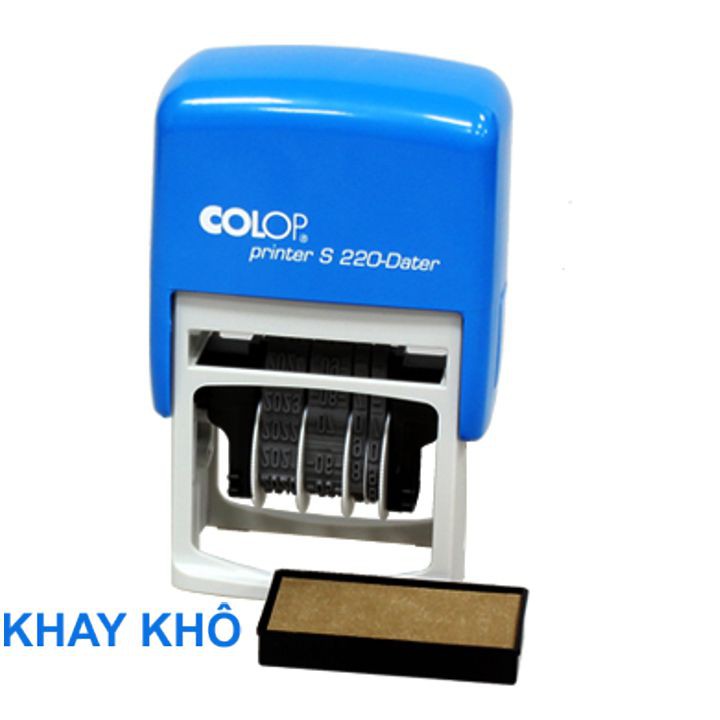 Dấu chuyển đổi ngày-tháng-năm cao số 4mm liền mực Minidater COLOP-S220