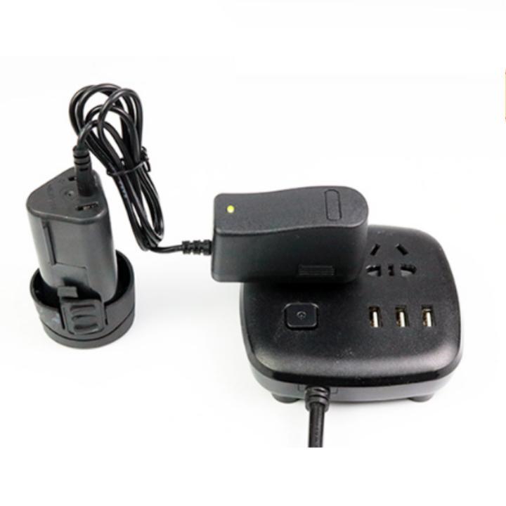 Chân Sạc máy khoan 12V + Pin Máy khoan 12v