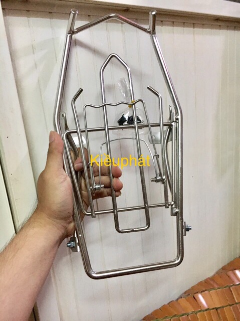 Baga Raider Satria TITAN ĐEN INOX kèm đệm