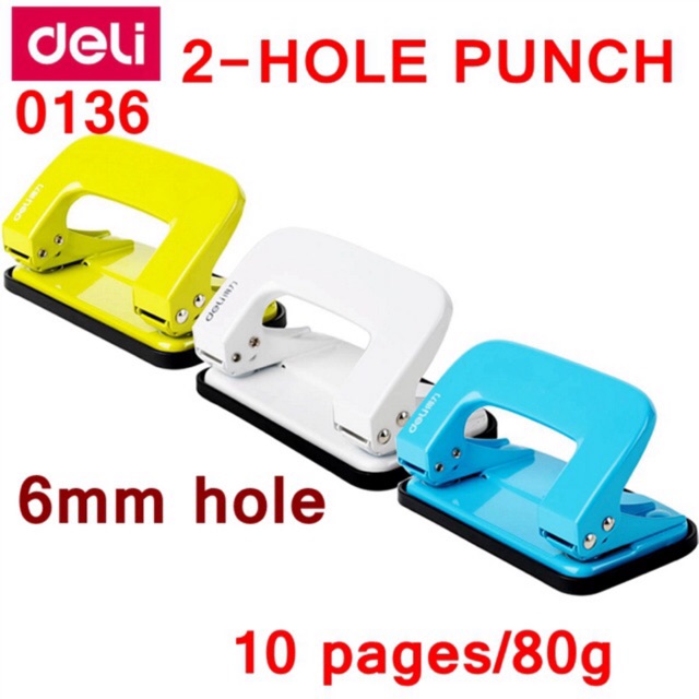 Dụng cụ bấm lỗ giấy deli mã 0136