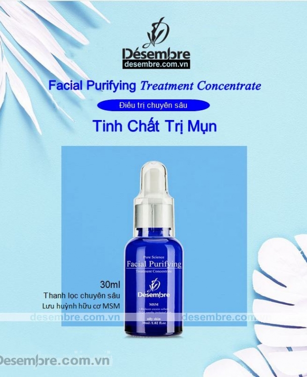 Tinh Chất Trị Mụn Desembre Purifying Treatment Concentrate 100ml