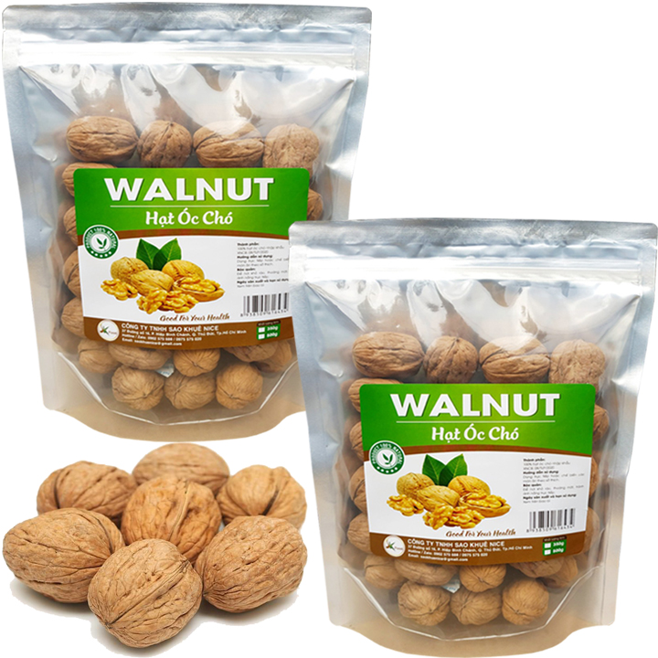 1kg Quả Óc Chó Nhập Khẩu (hàng mỏng vỏ, sấy khô date mới nhất, thơm ngon)
