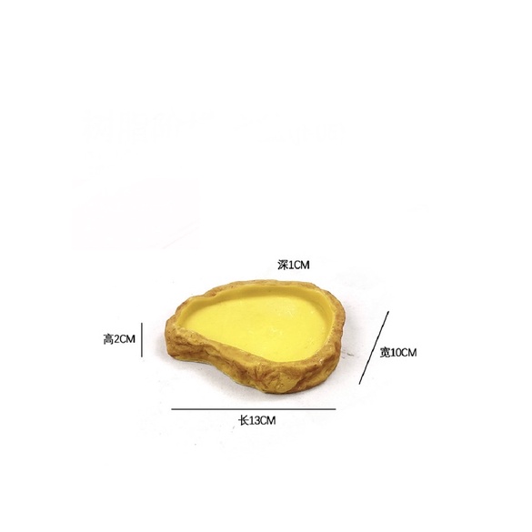 Bát ăn bò sát kiểu cổ đại - Bát ăn bát nước cho bò sát