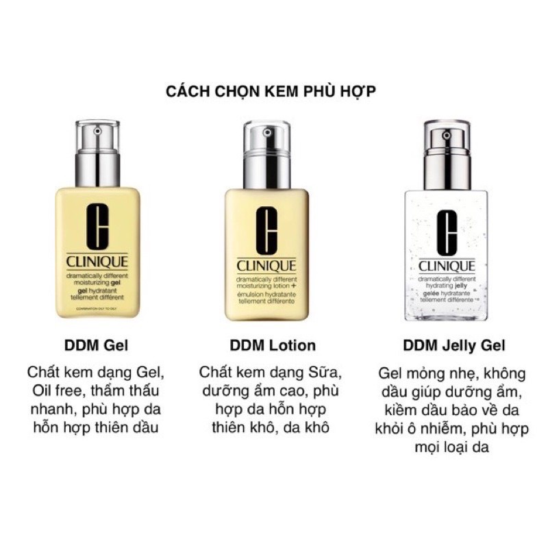 Kem dưỡng ẩm Clinique Dramatically Different Moisturizing Gel 125ML