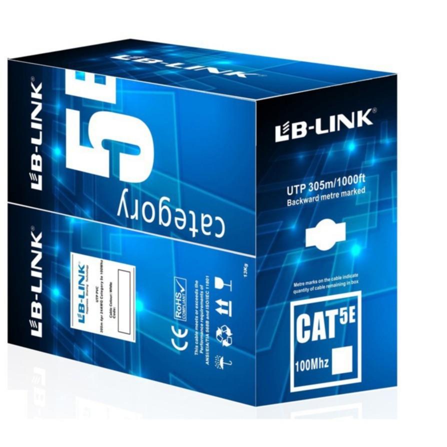 Đoạn dây cáp mạng LB-LINK Cat5E 40m (Xanh/Trắng)