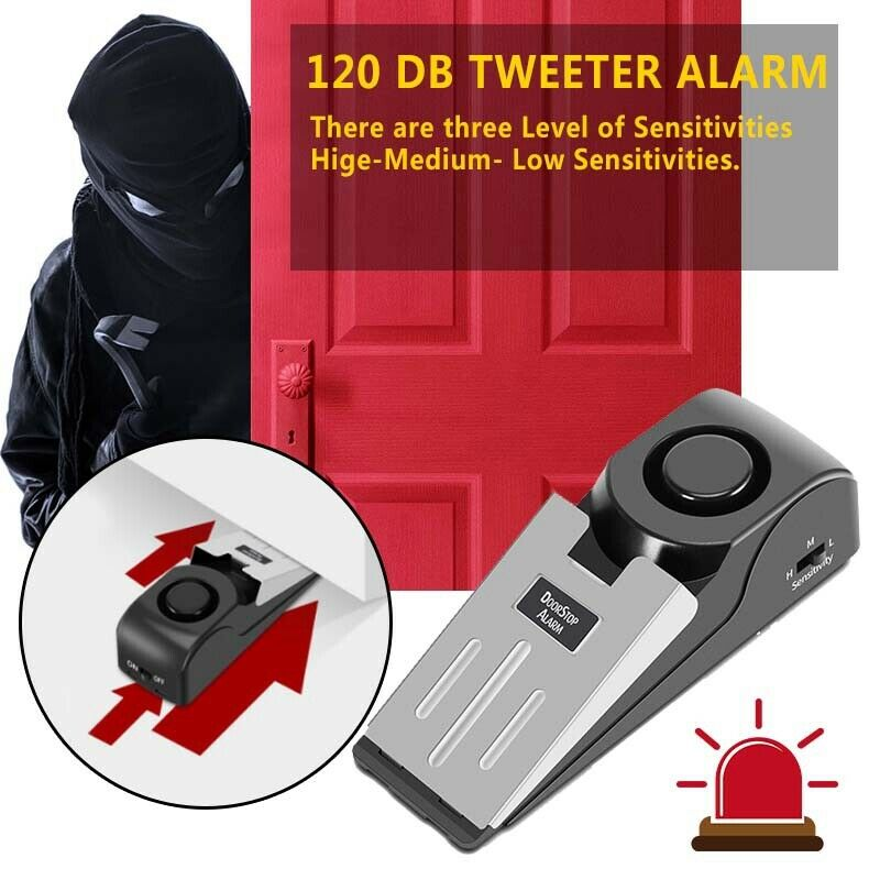 Thiết Bị Chặn Cửa Báo Động Chống Trộm