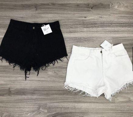 Quần Jean Nữ Trắng Short Sjn002