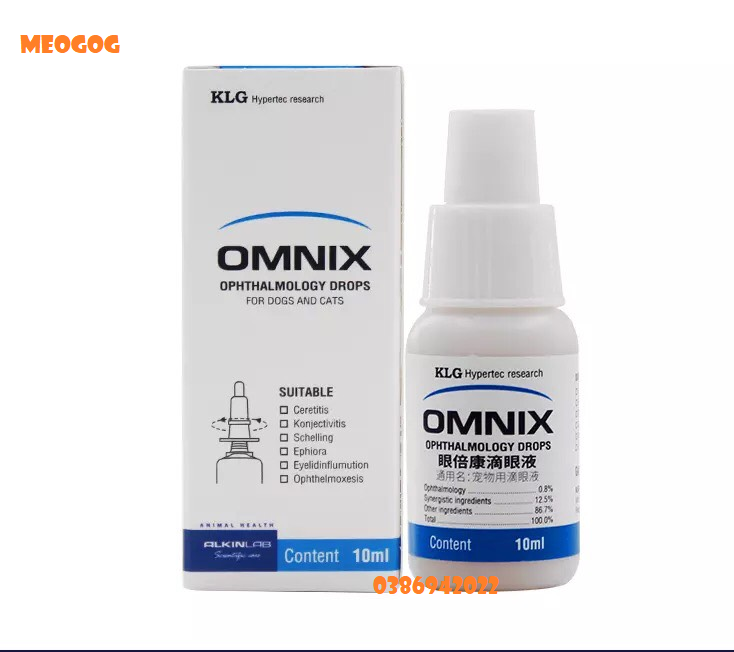 ALKIN OMNIX - NHỎ MẮT CHỐNG VIÊM MẮT , CÁC BỆNH VỀ MẮT MEOGOG