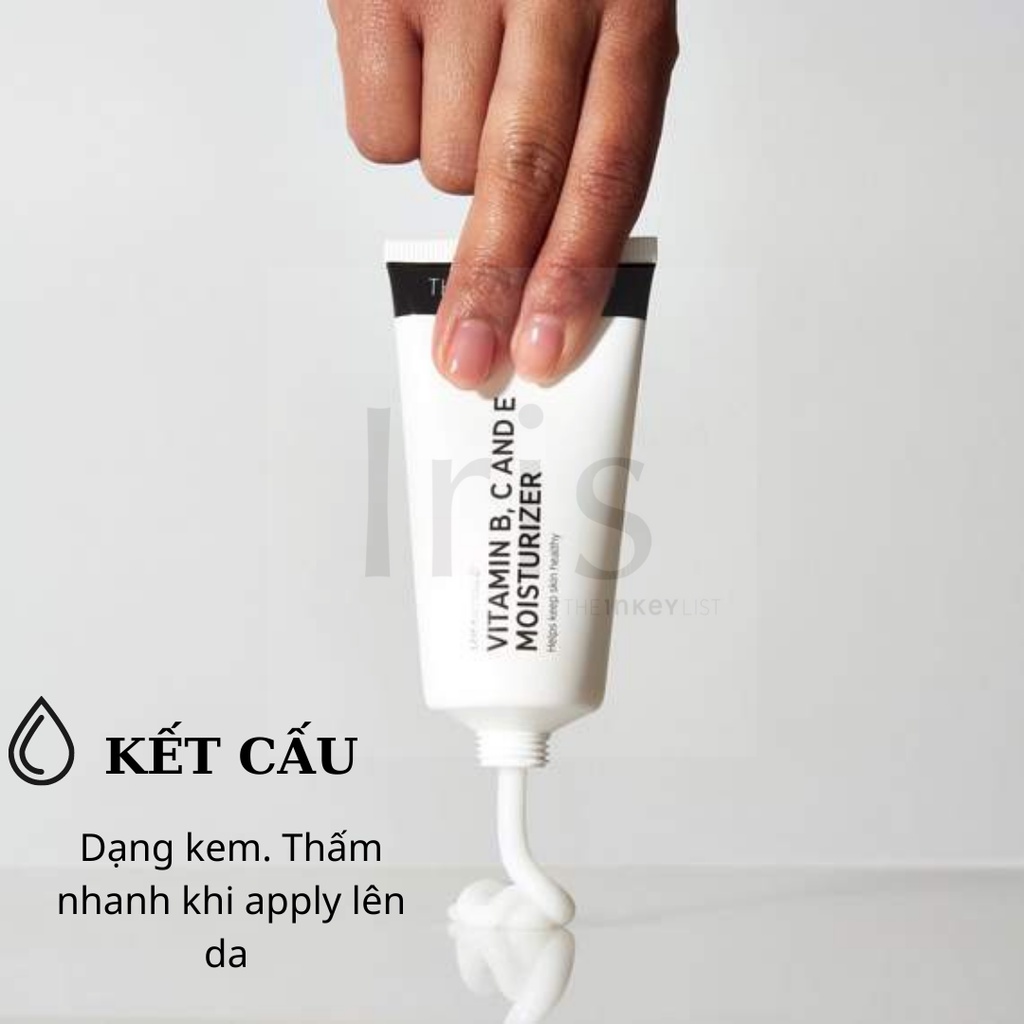✅ Kem dưỡng da Vitamin B,C and E Moisturizer -The INKEY List (BILL CANADA)