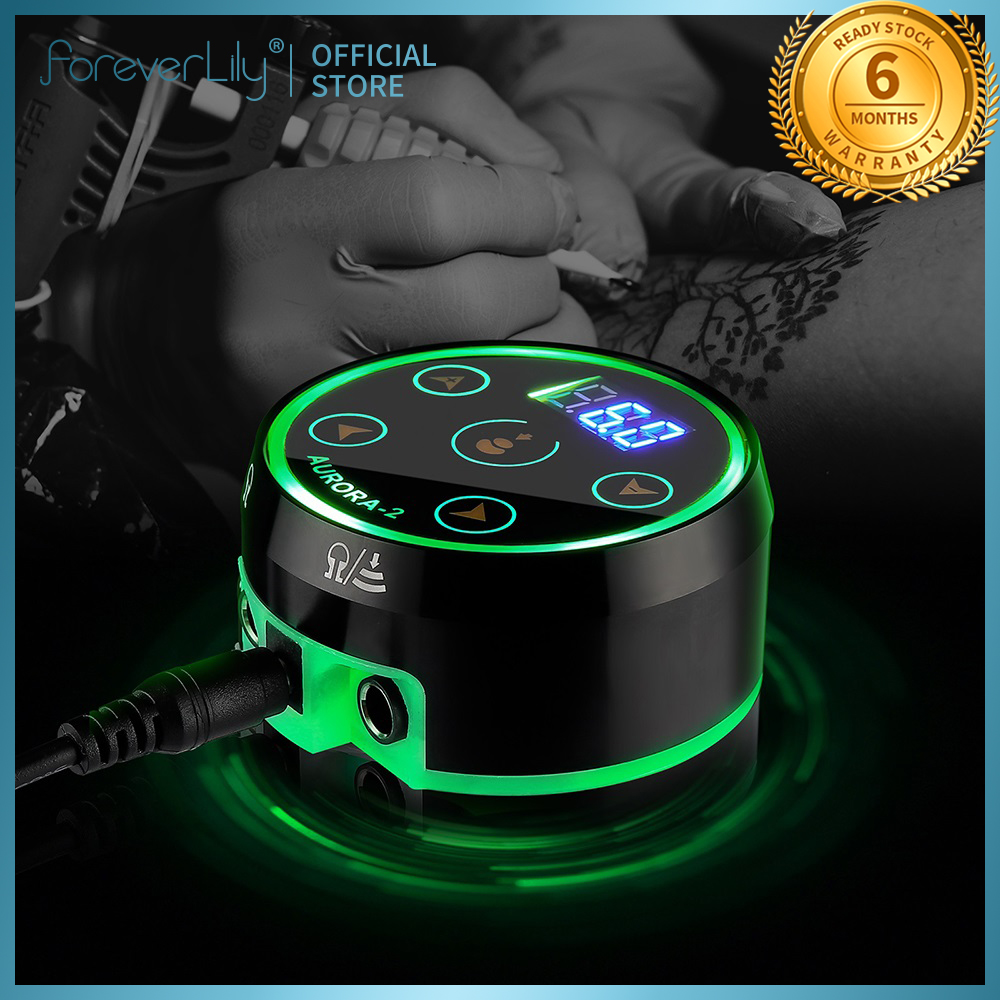 foreverlily Ta ttoo Pen Power Supply Dual Connecting Interfaces Stable Performance With LCD Screen Power Supply