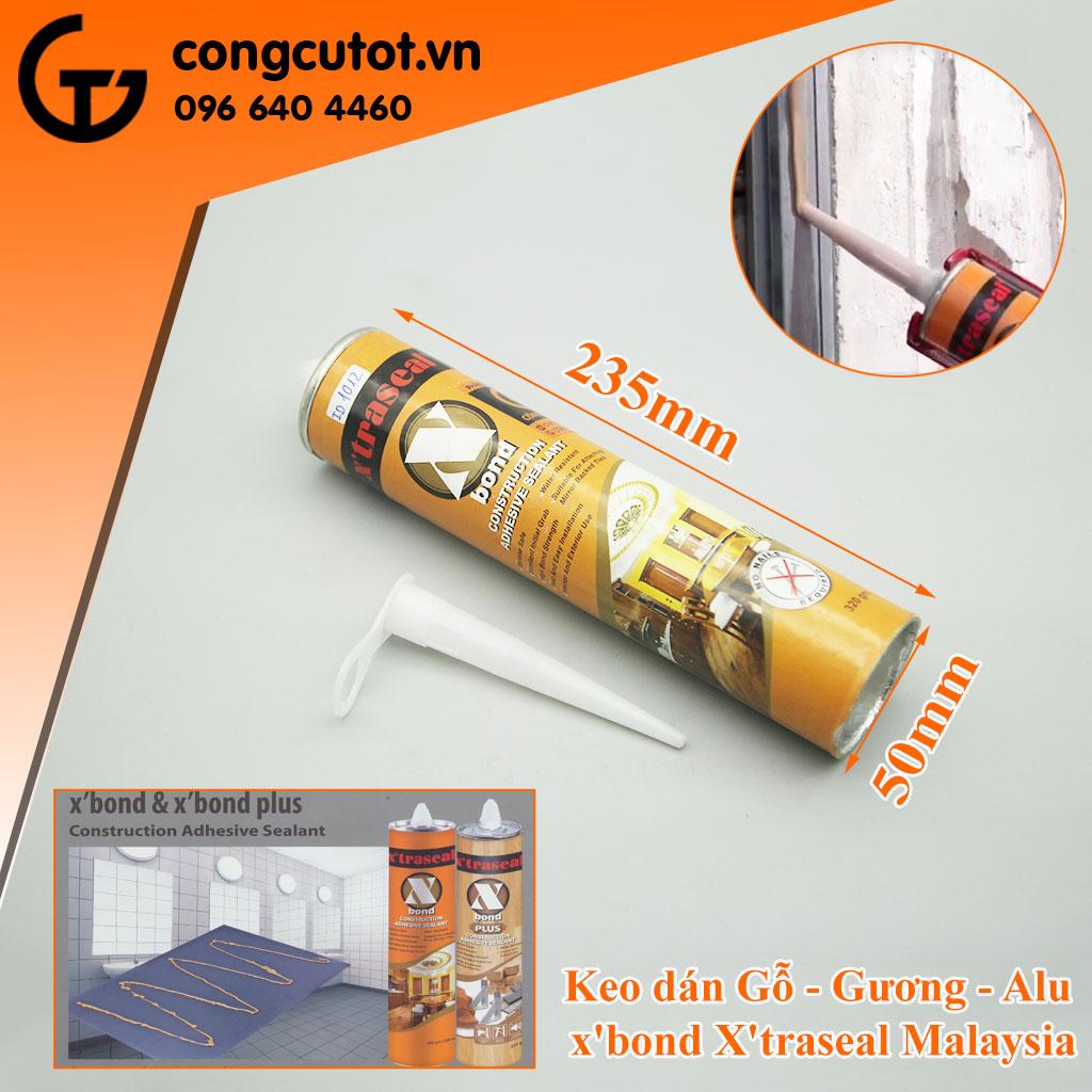 Keo dán đa năng- dán alu, gỗ, gương X'traseal