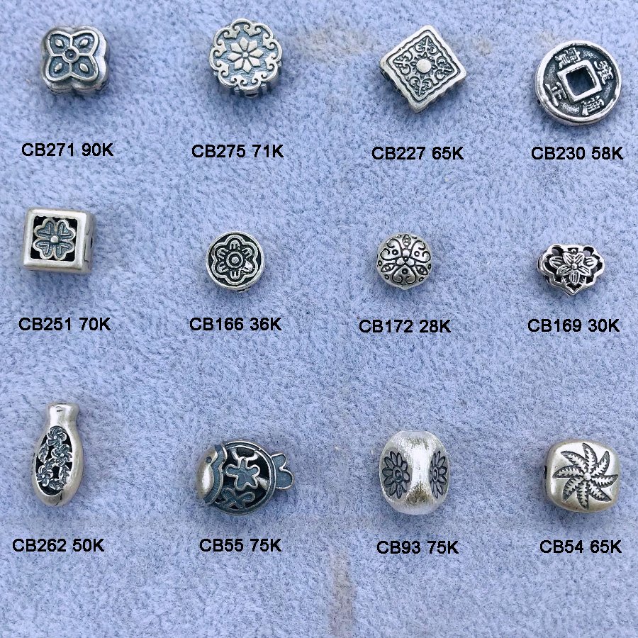 [Giá sỉ] Charm bạc mix vòng