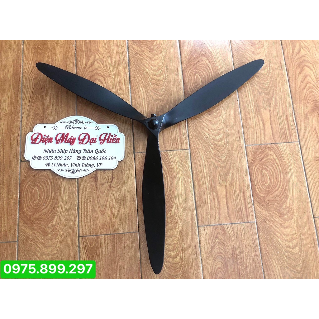 Cánh quạt 750 cho quạt công nghiệp đứngtrục 16mm - dày dặn . sải cánh 75 - lồng 80cm