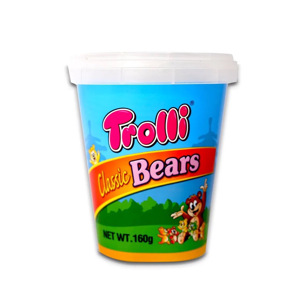 Kẹo dẻo con sâu Trolli Sour Glowworms 2GO Đức 150gr