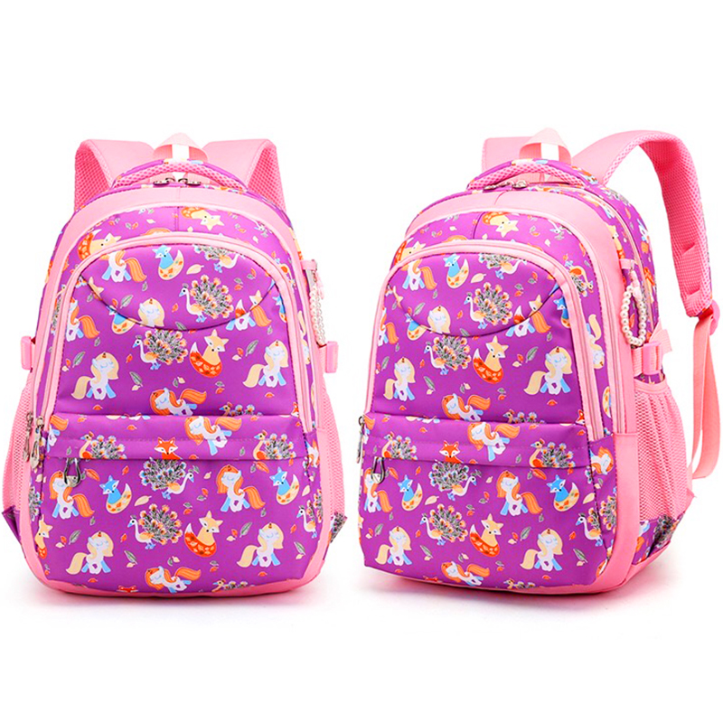 Balo cho bé hình ngựa mini BBShine, Balo đi học 6-10 tuổi năng động – B012