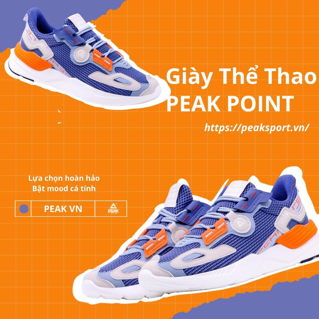 Giày Thể Thao Nam PEAK Point E12817E