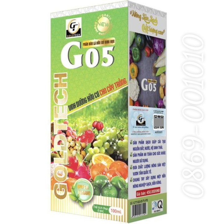 Phân bón hữu cơ sinh học Goldtech Go5 Sử dụng cho cây lúa