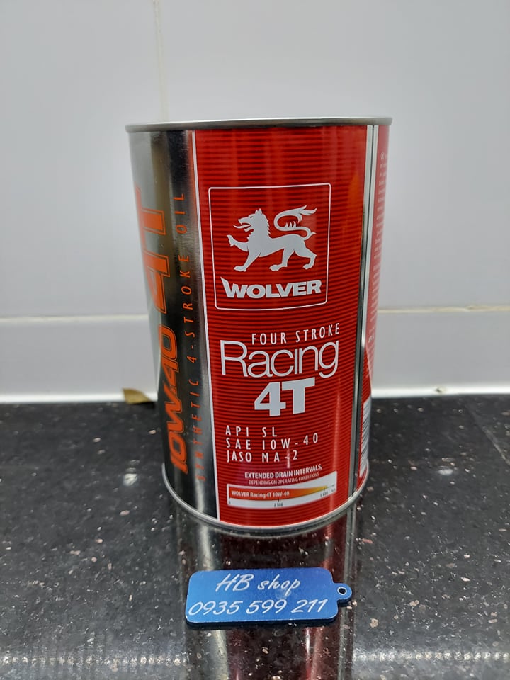 NHỚT WOLVER RACING 4T 10W-40 1L