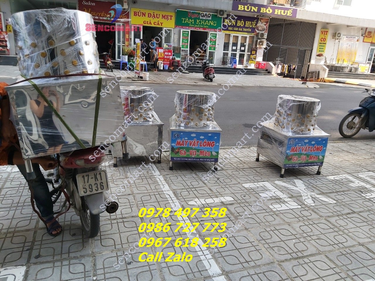 Máy vặt lông gà vịt phi 60, Máy vặt lông gà kích thước 60cm Việt nam