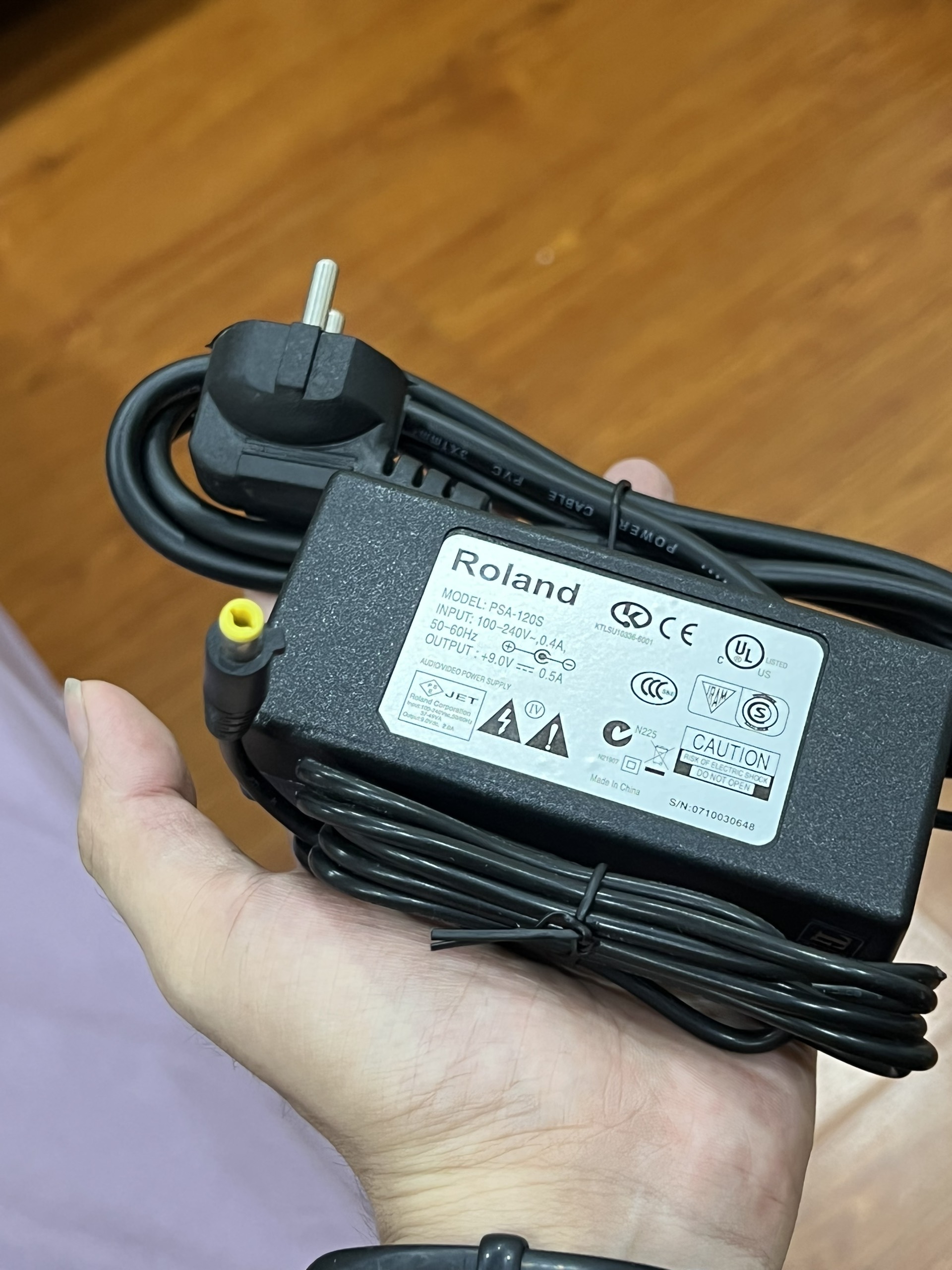 Nguồn adapter psa-120s 9v 0.5a cho phơ guitar effect pedal fuzz power supply adapter ac dc cho boss, zoom nux và joyo