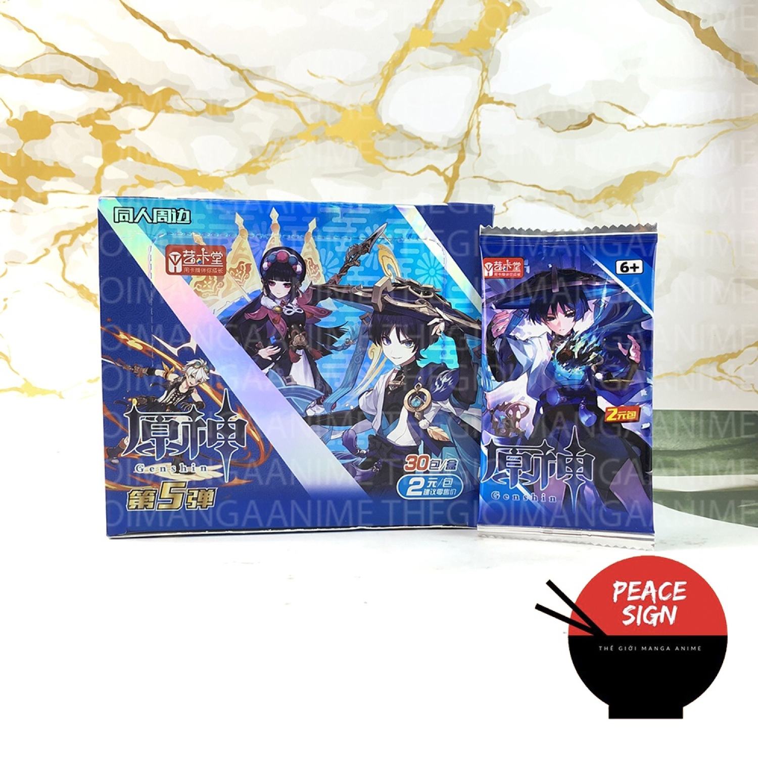 Hộp ảnh thẻ GENSHIN IMPACT Scaramouche chibi gacha card nhân phẩm anime game mẫu mới siêu hot sưu tầm