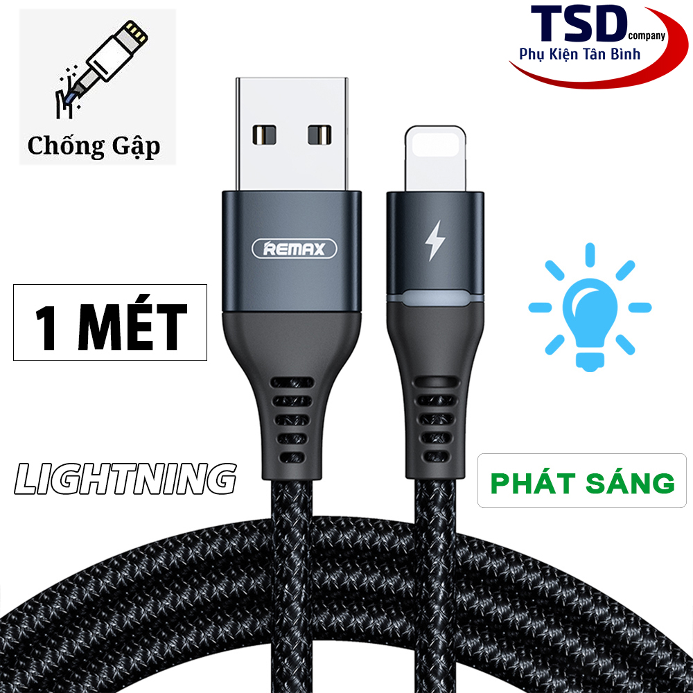 Remax Cable RC-152i Fast Charge iPhone, iPad Anti-Broken Umbrella Cord With Led