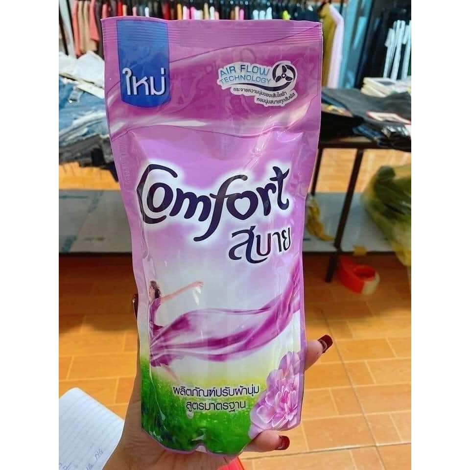 Nước xả vải Comfort Thái Lan bịch 500ml[Màu Tím]