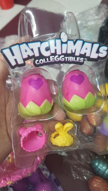 Hatchimals Bunwee Hat 2 pack - Vỉ 2 trứng Hatchimals hoa hồng + 2 mũ