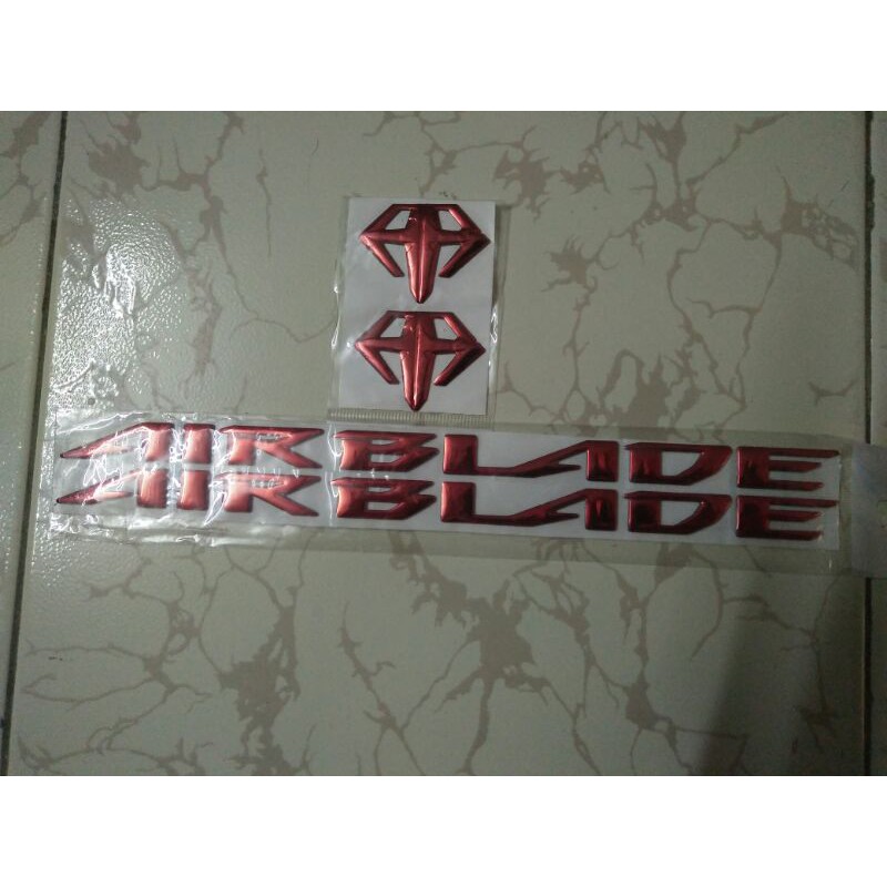 Tem Nổi AirBlade + Logo Kim Cương Đỏ